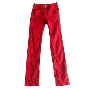 Salsa Jeans Secret Denim Jeans Red Straight Leg W28 I34